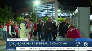 SDSUGonzaga basketball showdown [upl. by Eisele895]