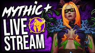 Tanking Healing and DPSing Mythic Plus with Viewers [upl. by Ayel355]