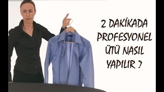 2 Dakikada Kusursuz Ütü Nasıl Yapılır [upl. by Enelhtak]