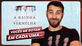 DAÍ QUE ENTÃO EU LI quotRAINHA VERMELHAquot  Lendo Rainha Vermelha 1 [upl. by Ayak563]