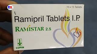 Ramistar 25 Tablet  Ramipril Tablet  Ramistar 25mg Tablet Uses Benefits Dosage Review in Hindi [upl. by Bertelli]