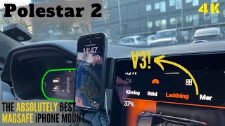 Polestar 2 iPhone mount updated V3 version [upl. by Ahsilif]