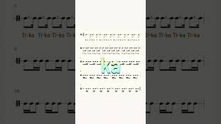 Rhythm Practice to Master Sight Reading 2 Shorts [upl. by Nomrac]