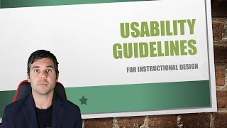 Usability Guidelines for Computer Based Training [upl. by Onstad]