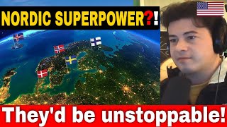 American Reacts What if the Nordic countries united [upl. by Alithia]