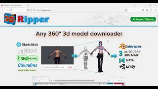 3DRipper Free PRO Unlimited downloads using quotNULLquot license [upl. by Damara]