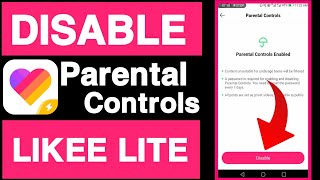 How to disable parental controls on likee liteLikee lite tutorialsLike lite settingsUnique tech [upl. by Morse10]