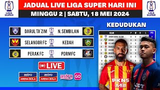 🔴 JADUAL SIARAN LANGSUNG LIGA SUPER MALAYSIA 2024 HARI INI MINGGU KE2  Selangor vs Kedah [upl. by Fusuy]