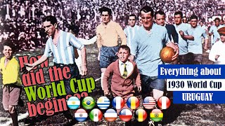 1930 World Cup ⚽ URUGUAY🏆Road to victory 🎖️ [upl. by Ricker]