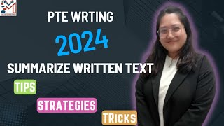 PTE Writing Summarize Written Text in 2024 Strategies and demonstration [upl. by Virgin]