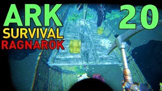 20 Looting The Sunken Ship ARK Ragnarok Survival Multiplayer [upl. by Ahsieker]