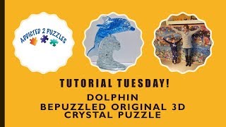 Dolphin 3D Crystal Puzzle by Bepuzzled Tutorial [upl. by Oisangi]