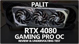 Palit RTX 4080 GAMING PRO OC Review  NZXT H1 V2 [upl. by Outhe124]