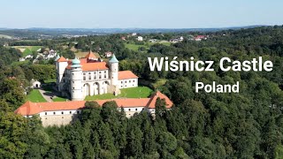 Wiśnicz Castle drone Poland [upl. by Otreblon194]