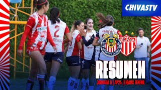 RESUMEN Y GOLES Chivas Femenil 31 Necaxa  Jornada 9 Apertura 2024 [upl. by Ssitnerp]