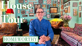 HOUSE TOUR  A Colorful Farmhouse in Delhi India [upl. by Nilecoj]