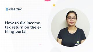 How To File Income Tax Return on the Efiling Government Portal [upl. by Niki]