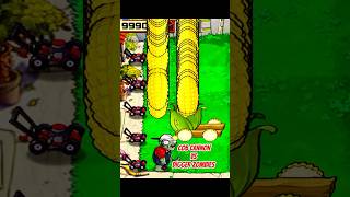 COB CANNON VS DIGGER ZOMBIESshorts short pvz plantsvszombies trending gaming pvz2 [upl. by Cul75]