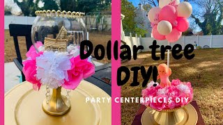 DIY 2 QUICK AND EASY BABY SHOWER CENTERPIECES 2 INEXPENSIVE DIYS [upl. by Lledniuq]