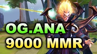 OG ANA  New 9000 MMR  Invoker 702 Dota 2 [upl. by Innor]