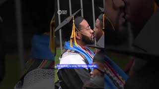 Students Turn Backs On Joe Biden During Commencement Speech  10 News First [upl. by Tompkins]