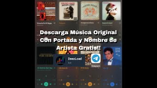 Como Descargar Música Con PortadaCaratula Gratis Fácilmente [upl. by Ahsein]