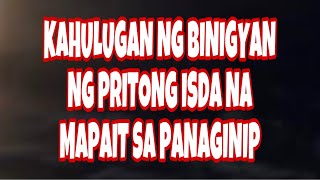 KAHULUGAN NG BINIGYAN NG MAPAIT NA PRITONG ISDA SA PANAGINIP [upl. by Yelkrab888]