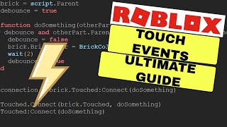 Roblox Touch Events Ultimate Guide [upl. by Anitnelav]