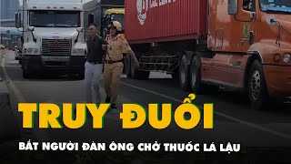 CSGT TPHCM truy đuổi 10km bắt người đàn ông Trung Quốc lái ô tô chở thuốc lá lậu [upl. by Martinson442]