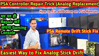 PS4 Controller Drift Fix I How to fix PS4 stick drift 2023 I PS4 Remote Fix L2R2 Button [upl. by Morrie179]