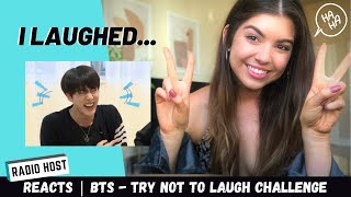 BTS Try Not To Laugh Challenge RADIO HOST REACTS [upl. by Justin]