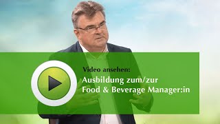 Ausbildung zumzur Food amp Beverage Managerin [upl. by Eseer]