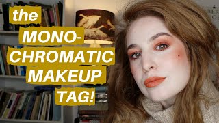 THE MONOCHROMATIC MAKEUP TAG  Hannah Louise Poston  MY NOBUY YEAR [upl. by Cassandry]