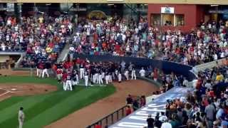 Reno Aces vs ABQ Isotopes brawl 72614 [upl. by Libyc]