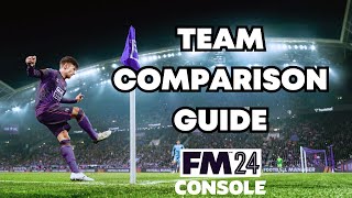 Comparing team attributes  FM24 Console [upl. by Nameerf]