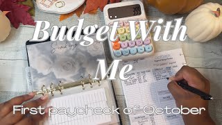 Budget With Me  BiWeekly Paycheck  October 2024  October Goals and Focus [upl. by Uttica]