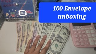 100 Envelope Challenge unboxing and why [upl. by Tann]