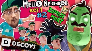 HELLO NEIGHBOR ZOMBIE IN BASEMENT Deploy Decoy Distraction I WISH FGTEEV Act 1 Part 2 [upl. by Ennaj]