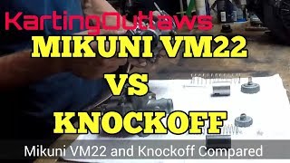 Mikuni VM22 vs Knockoff Mikuni [upl. by Chapel537]