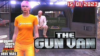 GTA Online  Emplacement de larmurerie mobile gun van 150123 [upl. by Eilitan727]