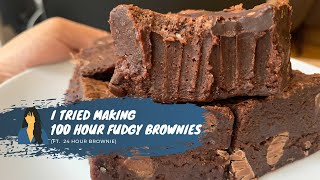 I tried the 100 hour brownies YES THEY ARE WORTH IT [upl. by Wasson577]