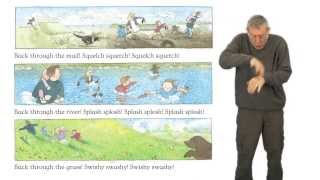 Michael Rosen performs Were Going on a Bear Hunt [upl. by Yauqaj]