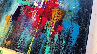 EASY Art For ABSTRACT Acrylic Painting On Canvas [upl. by Cordova124]