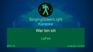 LaFee  Wer bin ich  Karaoke Version [upl. by Pennington504]