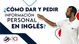 ¿Cómo dar y pedir información personal en inglés [upl. by Asiat]