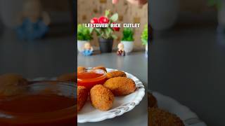 Trending recipe of leftover rice cutlet shorts recipe leftoverrecipe potato cutlet [upl. by Stander]