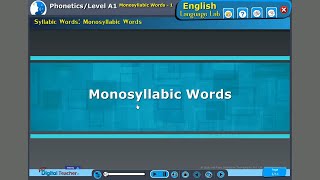 Monosyllabic words Phonetics  English language lab [upl. by Werdna]