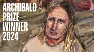 Laura Jones  Archibald Prize winner 2024 [upl. by Nirroc]