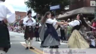 Folkmoot Festival Parade of Nations Waynesville NC [upl. by Brittan177]