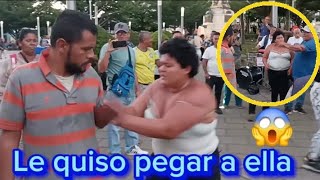 POR ESTE TIPO DE PROBLEMAS LA PLAZA LIBERTAD FUE CERRADA 😡‼️ ¿LA ESTABA MOLESTANDO🤔😳 [upl. by Nolrak]